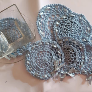 Crochet Meghle Coasters (Set of 6)