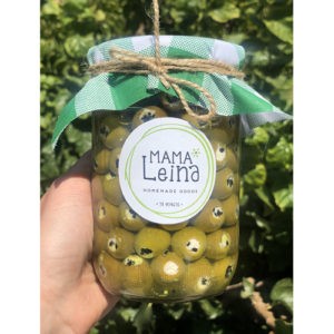 green-olives-Stuffed-with-feta-and-barake-watani-lebanon-buy-sell
