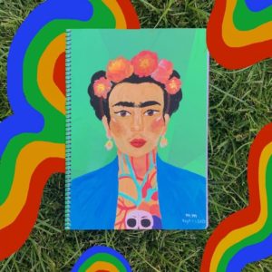 A-lacrylique-frida-kahlo-Notebook-watani-lebanon-buy-sell