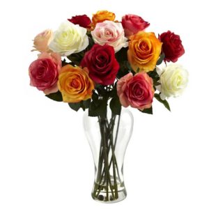 fleurs-de-la-sagesse-colorful-roses-in-a-vase-watani-lebanon-buy-sell