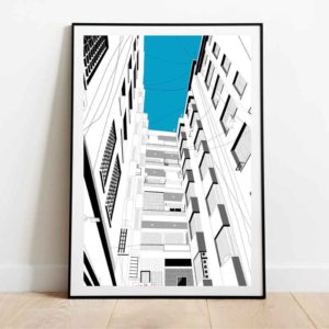 pak-designs-perspecitve-wall-art-wooden-frame-watani-lebanon-buy-sell