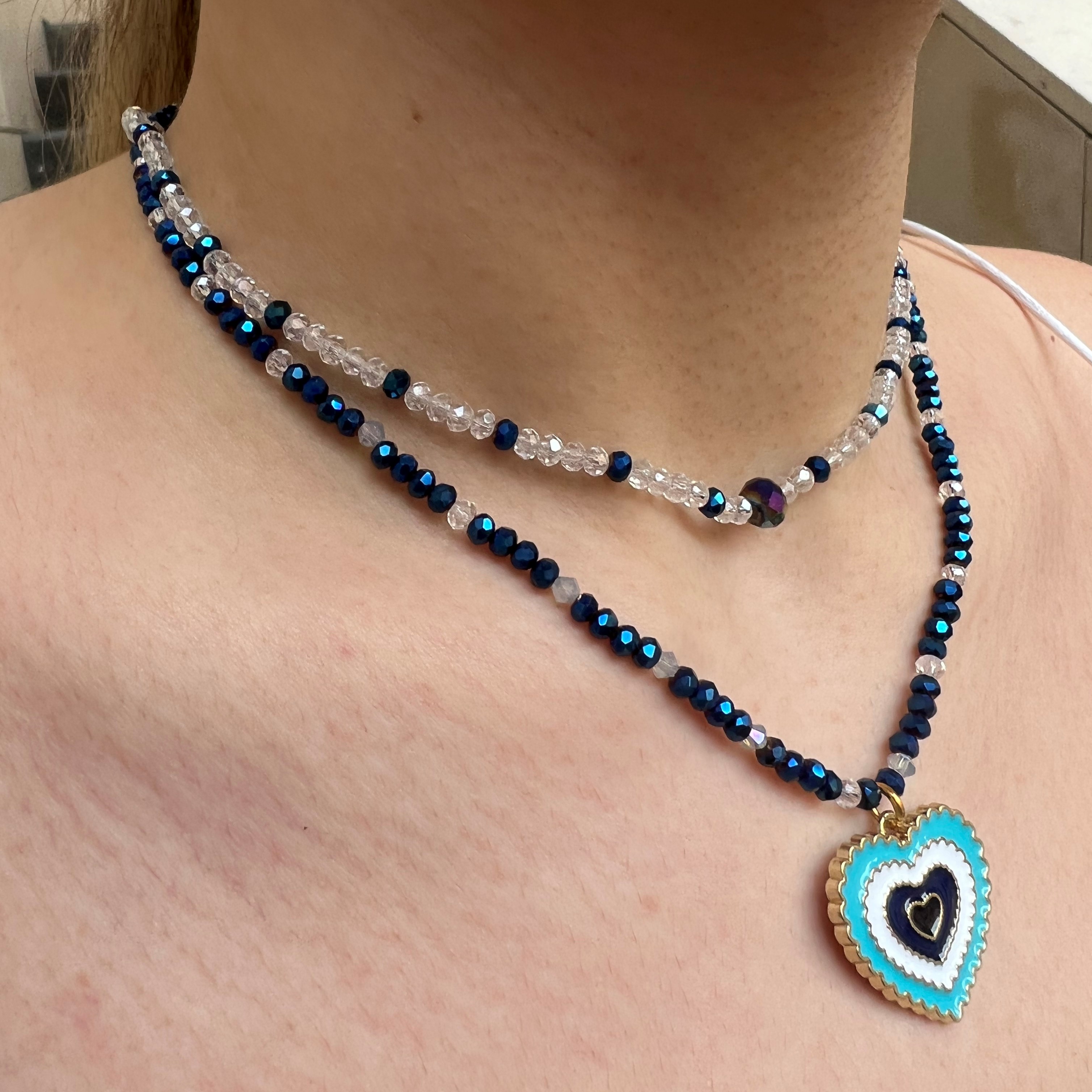 le-caro-craft-necklace-set-crystal-blue-white-watani-lebanon-sell-buy