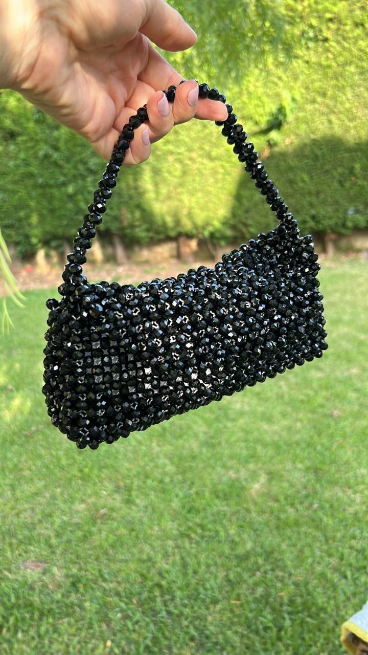 Le-Caro-Craft-Crystal- black-handbag-watani-sell-buy