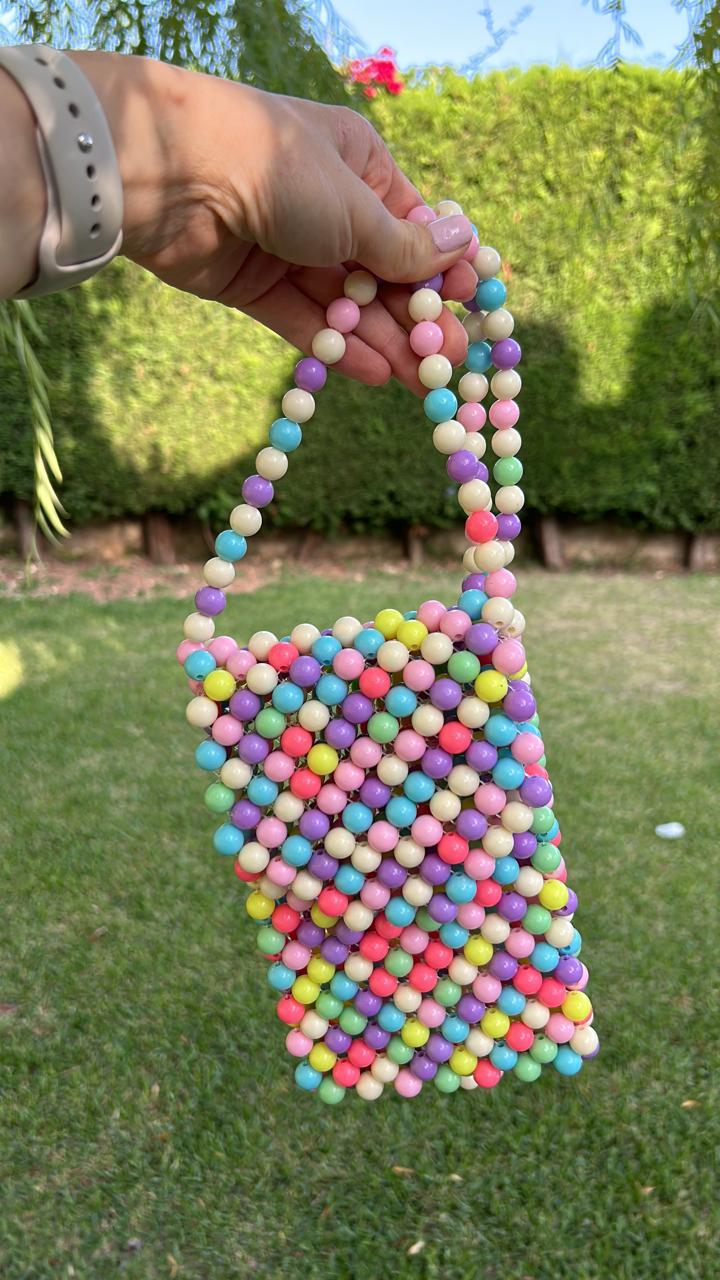 Le-Caro-Craft-colorful-pearl-handbag-watani-sell-buy
